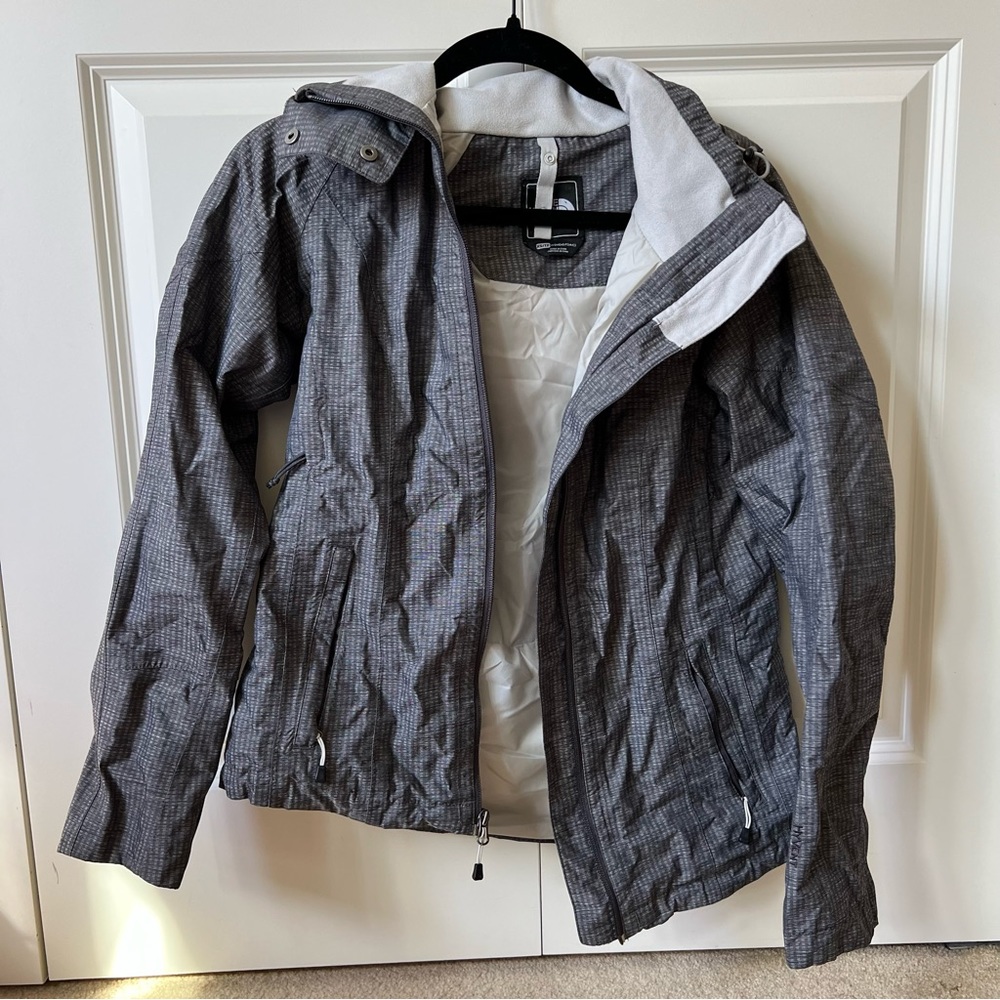north face rain coat